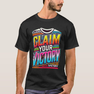 Camiseta Reivindicação da sua vitória ("T-Shirt masculina")