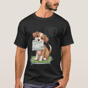 Camiseta Reivindicar Meu Cachorro como Dependente Piada Div