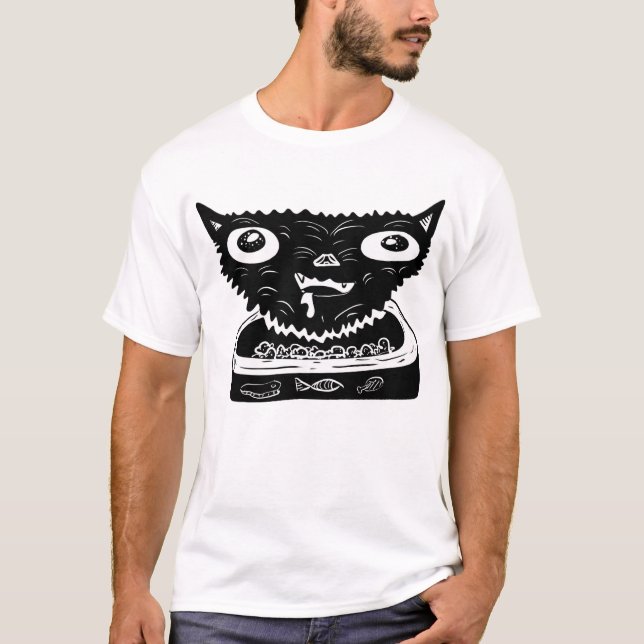 Camiseta Reject cynicism cat (Frente)