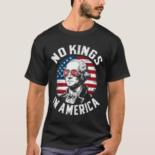 Camiseta Rejeitando Reis Sem Reis Nos Estados Unidos 1776 R