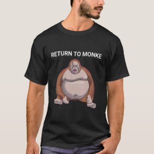 Camiseta Rejeitar A Humanidade Para O Macaco Oh Mon Cheiros