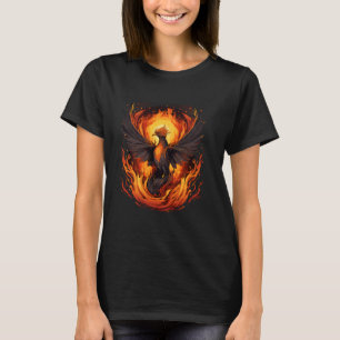 Camiseta Rejuvenescimento de Ascensões Phoenix Fogo Mito de