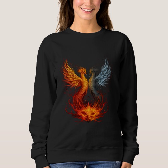Camiseta Rejuvenescimento de Phoenix Trabalho de arte de av (Frente)