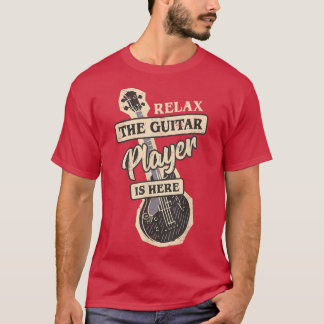 Camiseta Rela, o guitarrista está aqui por um guitarrista