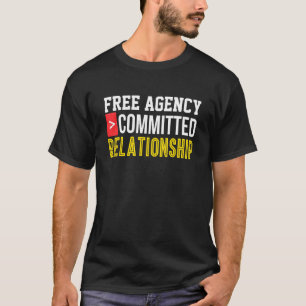 Camiseta Relação Comprometida Com solteiro Namorando Online