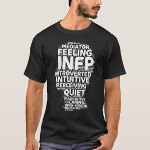 Camiseta Relação de Personalidade Introduzida Funny do Medi