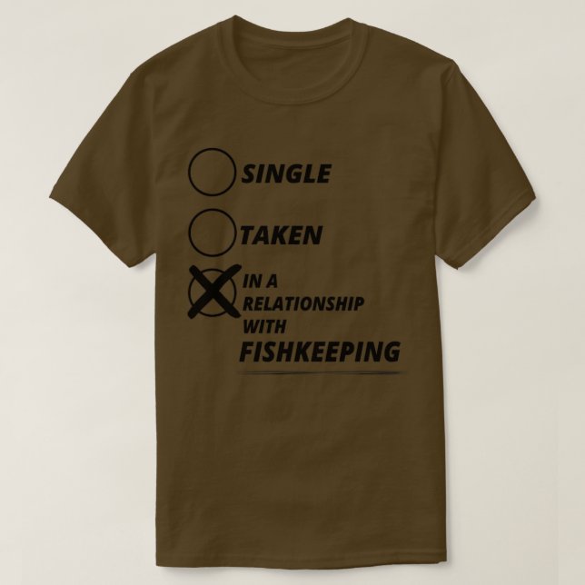 Camiseta relação solteiro-PESCA (Frente do Design)