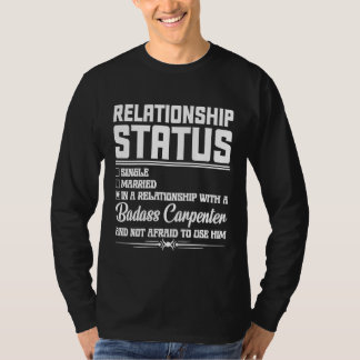 Camiseta Relacionamento Com Uma Esposa Namorada Carpinteira