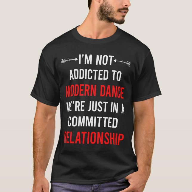 Camiseta Relacionamento Dança Moderna Dançarino (Frente)