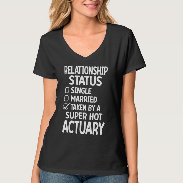 Camiseta relacionamento de atuário (Frente)