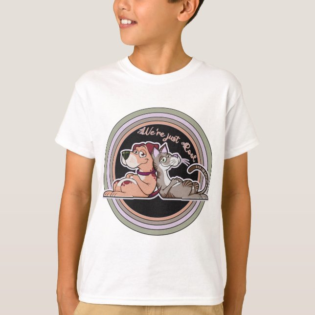 Camiseta Relacionamento entre Cão e Gato (Frente)