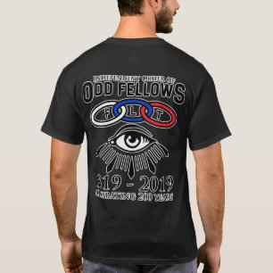 Camiseta Relações dos companheiros impares e aniversário