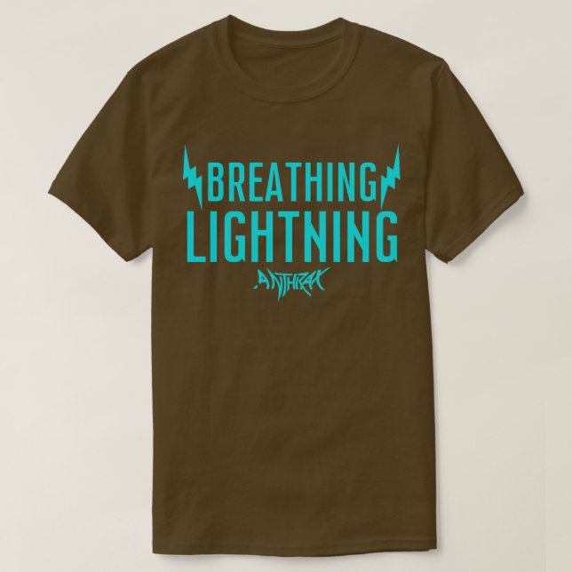 Camiseta Relâmpago de respiração (Frente do Design)
