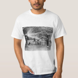Camiseta Relâmpago de Tesla
