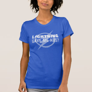 Camiseta Relâmpago do   instantâneo o "deu-me o Abs? "