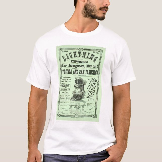 Camiseta Relâmpago expresso! (1831A) (Frente)