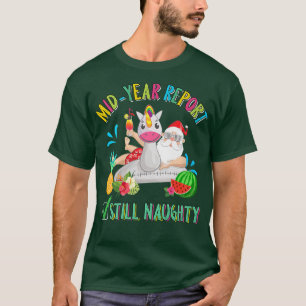 Camiseta Relatório de Ano de médio ainda malvado Natal em j