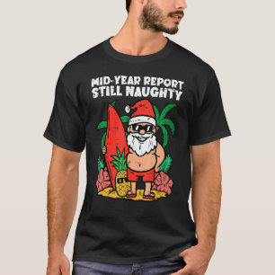 Camiseta Relatório de Ano do Médio de Surfista de papais no