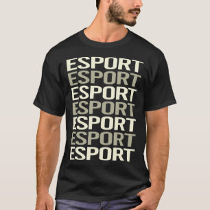 Camiseta Relatório de Esportes de Texto Branco