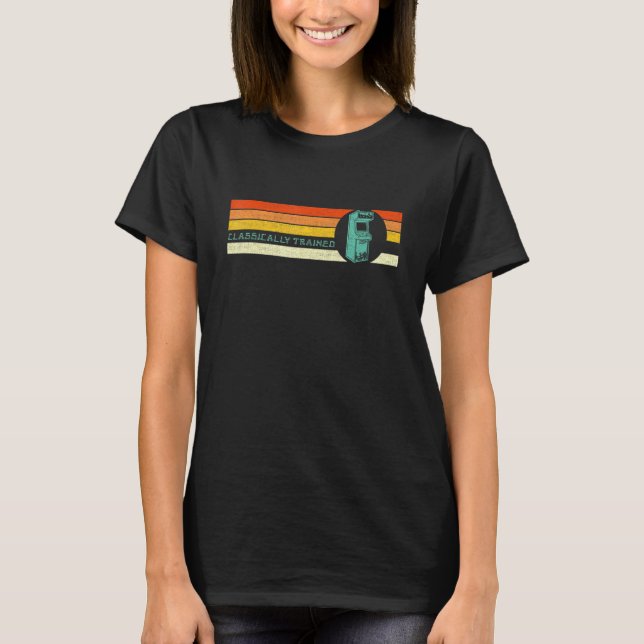Camiseta Relatório de Jogadores Treinados Clássica para Vid (Frente)