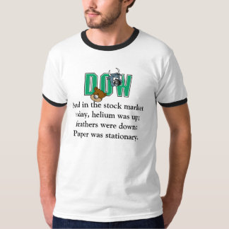 Camiseta Relatório de mercado conservado em estoque