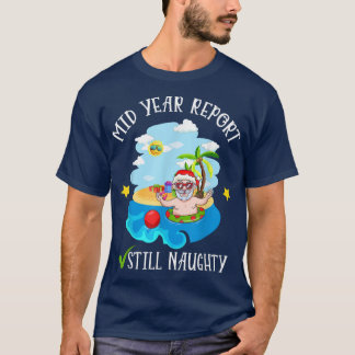 Camiseta Relatório do ano de médio ainda malvado Papais noe