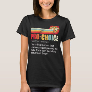 Camiseta Relatório sobre Direitos Feministas em Escolha Pró