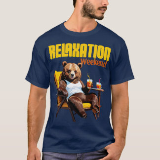 Camiseta relax bear weekend mood