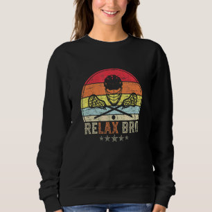Camiseta RELAX BRO Vintage Estilo Retroativo Lacrosse