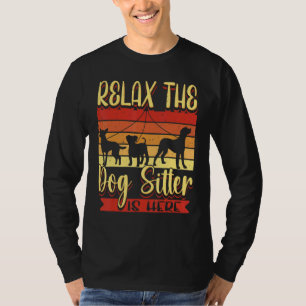 Camiseta Relaxa A Cachorro Está Aqui, Homens Maravilhas