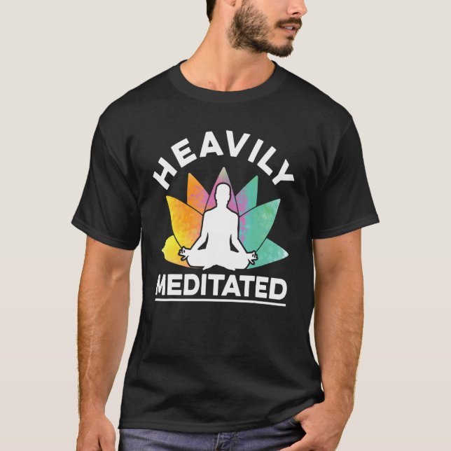 Camiseta Relaxação B da Meditação Meditada por Meditação Pe (Frente)