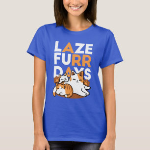 Camiseta Relaxando a Arte de Gato - 'Dias de Furo de Lázaro