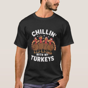 Camiseta Relaxando Com Meus Perus Presente Família De Ação