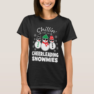 Camiseta Relaxando Com Minhas Snowmies de Torcida Funny Chr