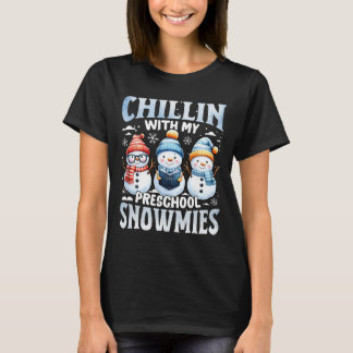 Camiseta Relaxando Com Os Presentes De Natal Das Minhas Sno