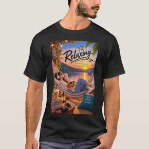 Camiseta Relaxante – Tipografia de Boas Vibrações Pacíficas