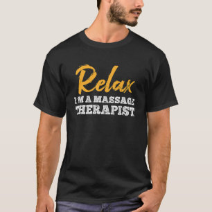 Camiseta Relaxar Em Uma Terapia De Massagem Massagista Fisi
