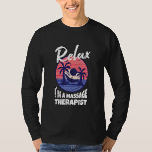 Camiseta Relaxar Em Uma Terapia De Massagem Massagista Fisi