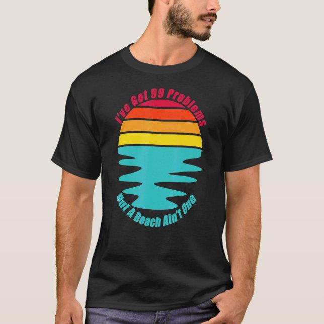 Camiseta Relaxe A Férias Na Praia, Surf Sun E (Frente)