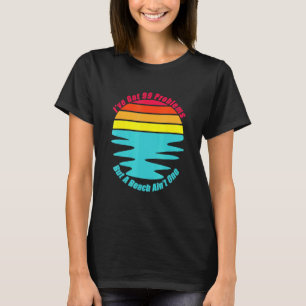 Camiseta Relaxe A Férias Na Praia, Surf Sun E
