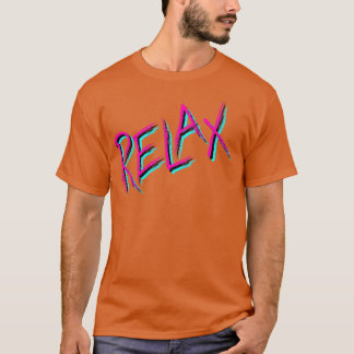 Camiseta Relaxe a tipografia inspiradora