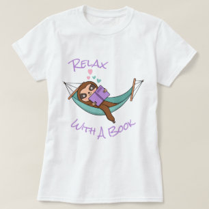 Camiseta Relaxe Com Um Livro