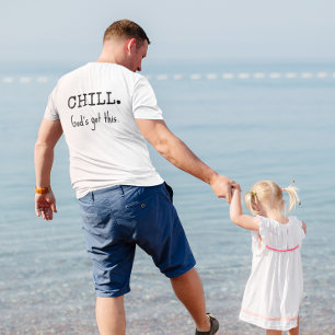 Camiseta Relaxe, Deus Tem Isso Encorajador Inspirador