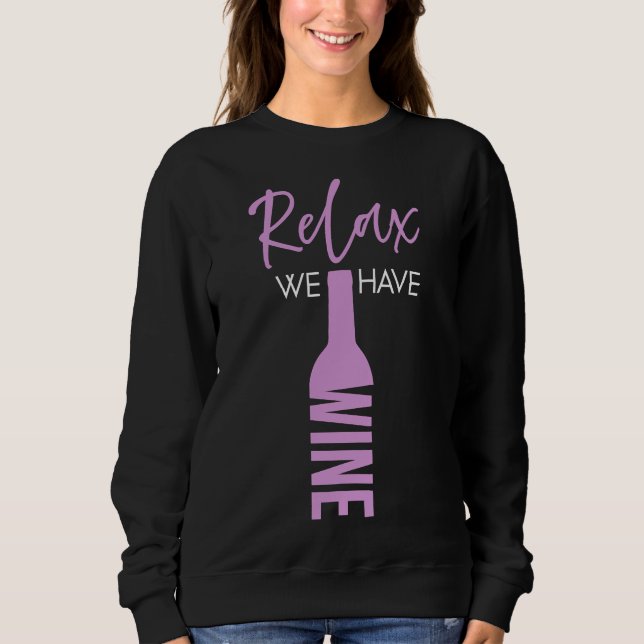 Camiseta Relaxe do Vinho de Festa de Vinho (Frente)