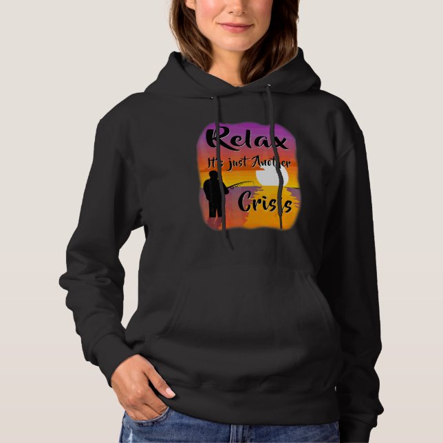 Camiseta Relaxe, É Apenas Outra Crise (Frente)