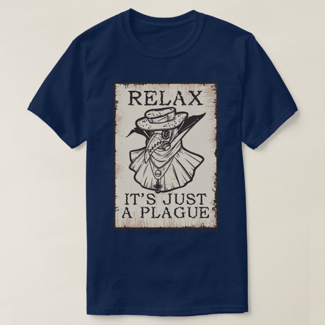 Camiseta Relaxe É Apenas Um Médico (Frente do Design)