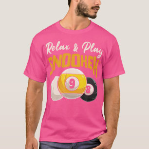 Camiseta Relaxe E Jogue Piscina De Snooker Billiard Snooker