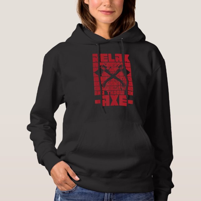 Camiseta Relaxe E Jogue Um Ax Para Um Ax Thwer (Frente)
