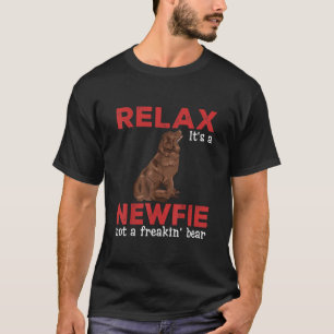 Camiseta Relaxe é um novo   Cachorro-legítimo da Terra No