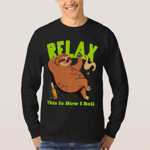 Camiseta Relaxe Engraçado Fumando Lama